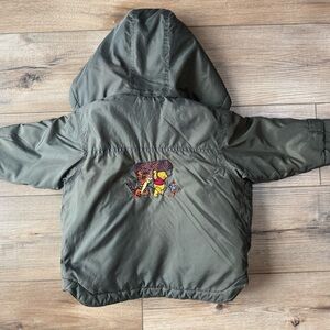 Vintage Winnie the Pooh Hooded Puffer Jacket